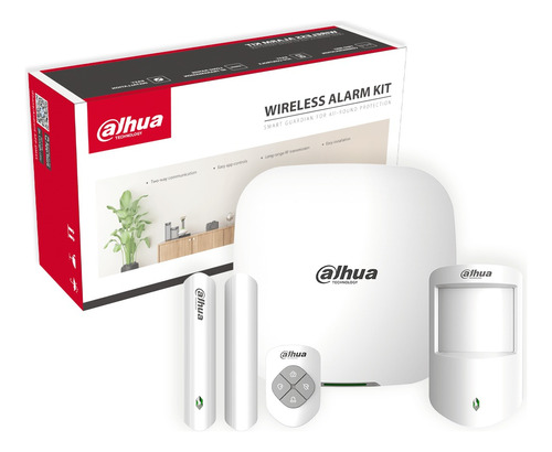Kit Alarma Dahua Sensor De Movimiento Inalambrica Wifi