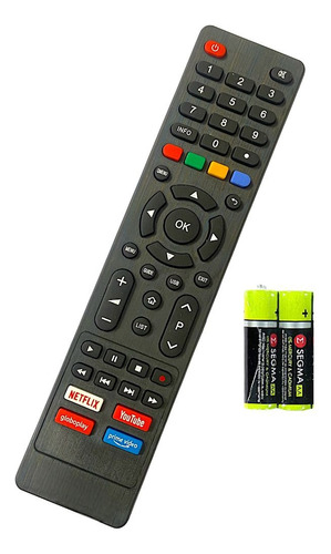 Controle Remoto Compatível Philco Smart Tv Led 32 40 42 49