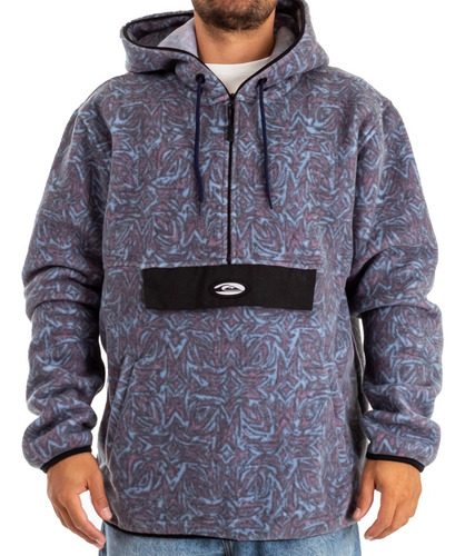 Buzo Quiksilver Hombre Saturn Polar Half Zip