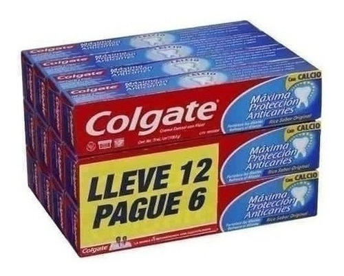 Pack 12 Pasta Dental Colgate Max Protection / Superstore