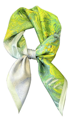 Bufanda De Seda For Mujer, Accesorio De Moda, Ligera, 47 &as