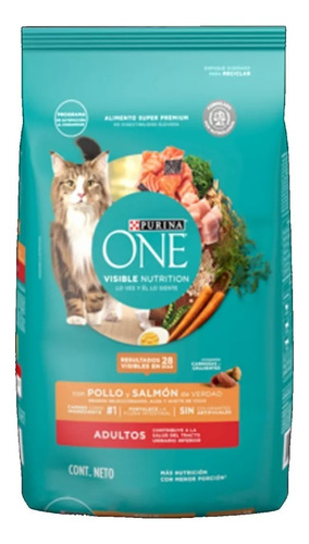 Croquetas Purina Para Gato 7kg Pollo Y Salmón