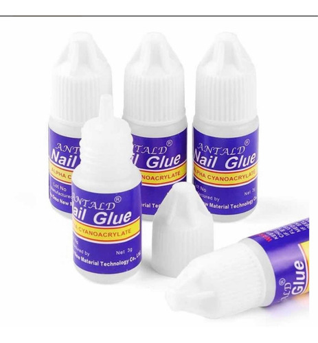 Pegamento De Uñas X5u Nail Glue Tips Esculpidas