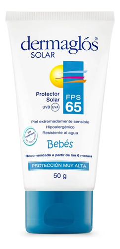 Dermaglós Protector Solar Fps 65 Bebés 50g