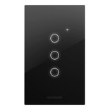 Tecla De Pared Smart Táctil 3 Canales Macroled Alexa Siri +