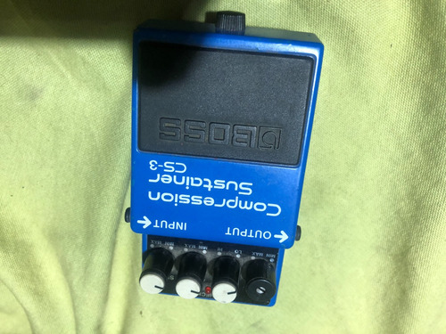 Pedal De Efecto Boss Compression Sustainer Cs-3  Azul   O