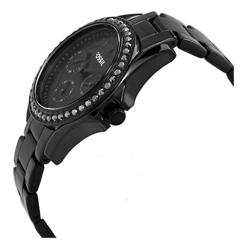 Fossil Riley Reloj De Pulsera Para Mujer 38mm Negro 