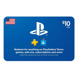 Tarjetas De Regalo De Playstation Store Sony Digital 10usd 