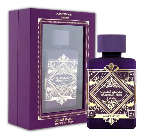 Perfume Lattafa Bade'e Al Oud Amethyst Edp 100ml - Unissex + Brinde