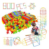 ~? Luibosai Straw Connectors - 800 Piece Toy Building Sets -