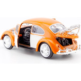  Vocho Clásico Volskwagen Beetle Escala 1:24 Motor Max 