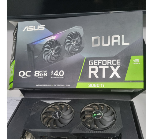 Placa De Vídeo Nvidia Asus  Dual Rtx 3060 Ti Dual Oc - 8gb