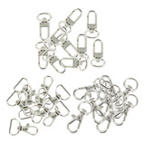 30pcs Bolsa De Metal Giratoria Clips Cinta De Correa De