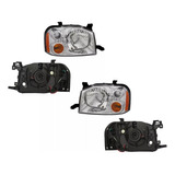 2 Faros Cromado Dfzn Np300 D-22 2008 2009 2010 2011 2012