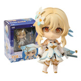 Traveler Lumine 1718 Nendoroid Genshin Impact Figura Anime