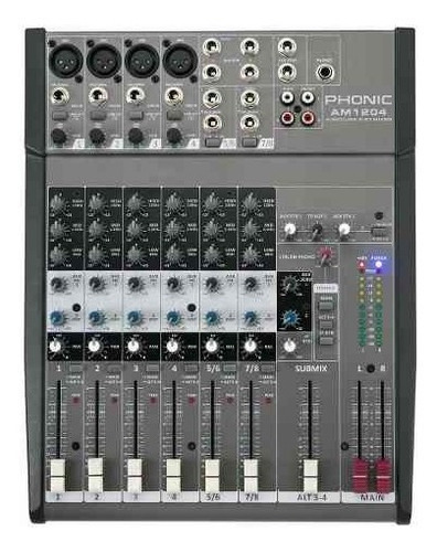 Phonic Am 1204 Consola Mixer