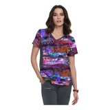 Polera Clínica Estampada Mujer 385pr-shz Koi