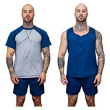 Conjunto 2 Pijamas Masculino Calor Malha Algodão