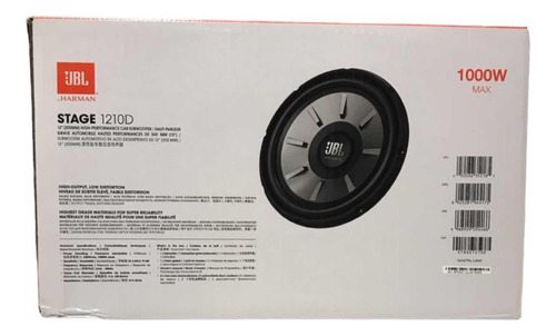 Bajo Para Carro Jbl Stage 1210  1000 Watts  12 PuLG