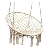 Hamaca Sillon Columpio Macrame Colgante Interior Exterior