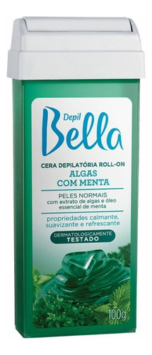 Depilatorio Depil Bella Roll-on Algas E Menta 100g