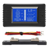 Coche Monitor De Batería Con Pantalla Lcd Shunt 50a 0-200v