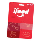 Oferta Gift Card Ifood Cartão Presente- Digital Rs 20 Reais