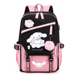 Mochila Escolar Kuromi Melody Peripheral De Gran Capacidad