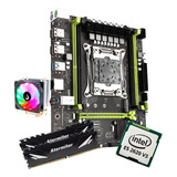 Kit Gamer Placa Mãe X99 Atermiter P4 Xeon E5 2620 V3 64gb Co