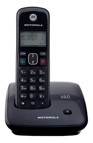 Telefone Motorola  Telefone Sem Fio Motorola Sem Fio - Cor Preto