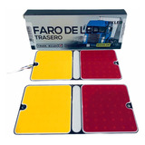 Juego De Faros Traseros Trailers 12v Extra Chatos A-vip