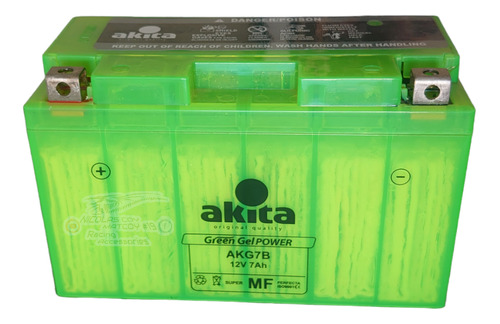  Batería Green Gel Akita Yamaha Bws 125 Yw - 125 / Yw 125x