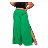 Palazzo Pantalon Joggin Palaso Jogger Oxford Ecocuero Mujer