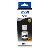 Botella Tinta Epson T534 Negro 534 T534120 C13t03l12a Origin