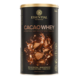 Suplemento Em Pó Essential Nutrition  Cacao Whey Proteína Cacao Whey Sabor  Chocolate Em Lata De 450g