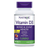 Vitamina D3 Natrol Immune Health 5000 Ui De Dissolução Rápid