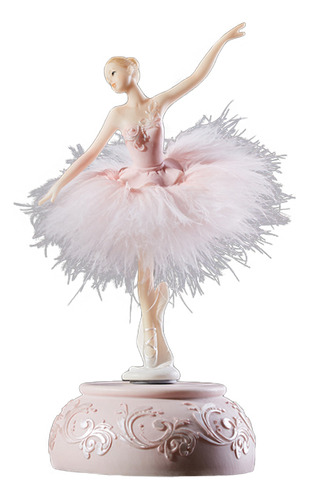 Caixa De Música Pink Ballerina Girl Swan Lake California