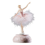 Caixa De Música Pink Ballerina Girl Swan Lake California