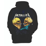 Blusa Moletom Agasalho Casaco Banda Metallica Rock 03