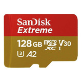 Cartão De Memória Sandisk Sdsqxaf-128g-gn6aa  Extreme 128gb