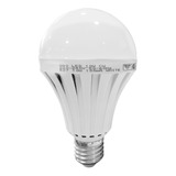 Lámpara Foco Emergencia Led 10w = 100w 3 Horas Autonomía Rosca Edison E27 Luz Día Fría Blanca