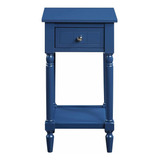 Mesa Decorativa French Country Khloe Azul Cobalto