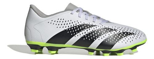 Guayos adidas Predator Accuracy.4 Multiterreno Unisex Color Ftwr White Core Black Lucid Lemon Talla 26