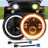 Par Faros Led 7 Vw Vocho Jeep Wrangler Motos Universal Ed