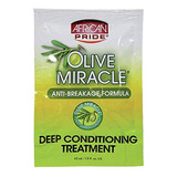 African Pride Olive Miracle Tratamiento Acondicionador Profu