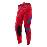 Pantalón De Moto Motocross Leatt Gpx 4.5 I.k.s. Red/blue