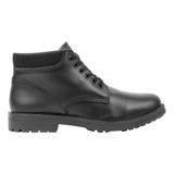 Botas Borcegos Moto Lluvia Caña Baja Cuero De Hombre Bourbon