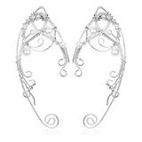 Sailimue Elf Ear Cuffs Pendientes Hechos A Mano Con Clip Art