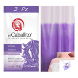 Colorante Caballito Telas Ropa Violeta Morado Intenso (3pz)