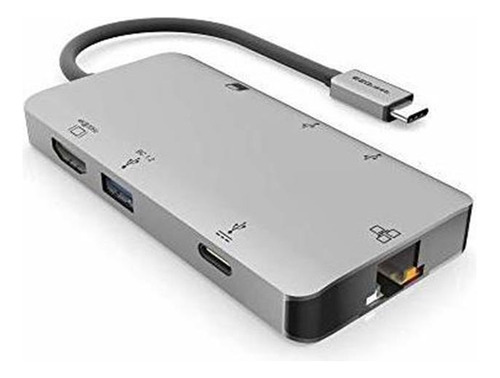 Concentrador De Red - Ezquest Usb-c Multimedia Hub Adapter 8